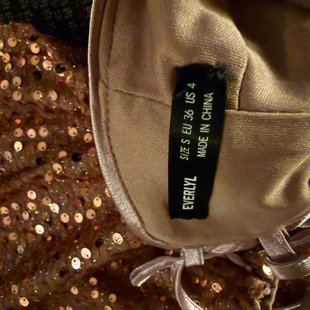 Sequin Maxi Dress in Bronze - Picture 8 of 8